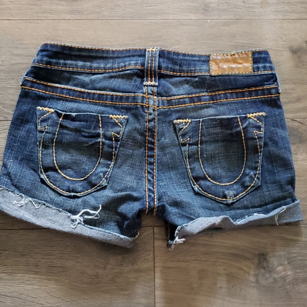 Vintage True Religion Cutoff Shorts